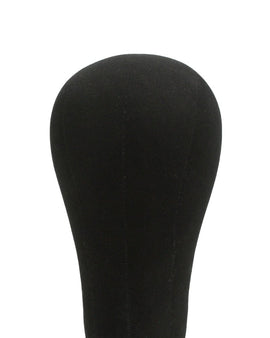 Black Canvas wig stand for styling and storing your wig and toppers